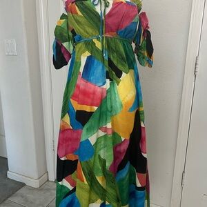 H&M Linen Strap Dress Size XS